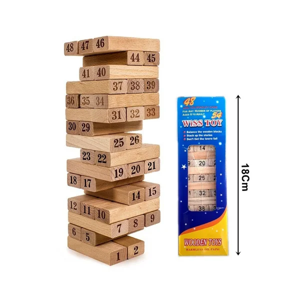 JENGA MADERA 5.5*5.5*18CM