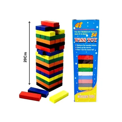 JENGA MADERA COLORES 5*18.5CM
