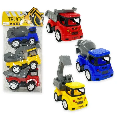 SET CARRO CONSTRUCCION X3 EN BOLSA