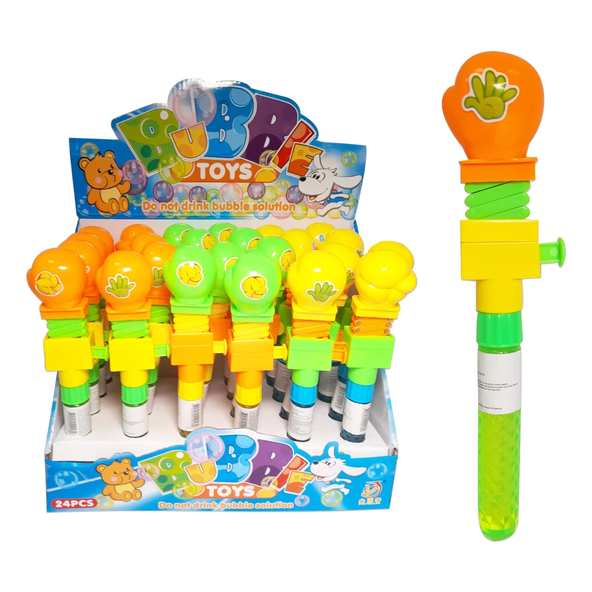 BURBUJERO GUANTE DE BOXEO 23CM" (CJX24)