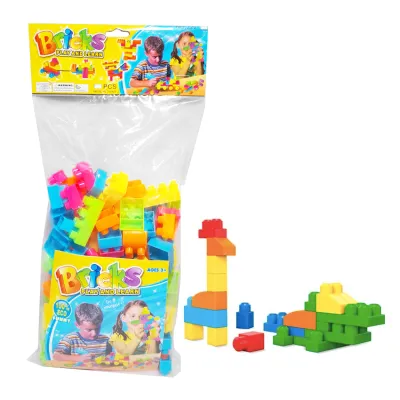 MINI BLOQUES ARMABLES EN BOLSA X80PCS