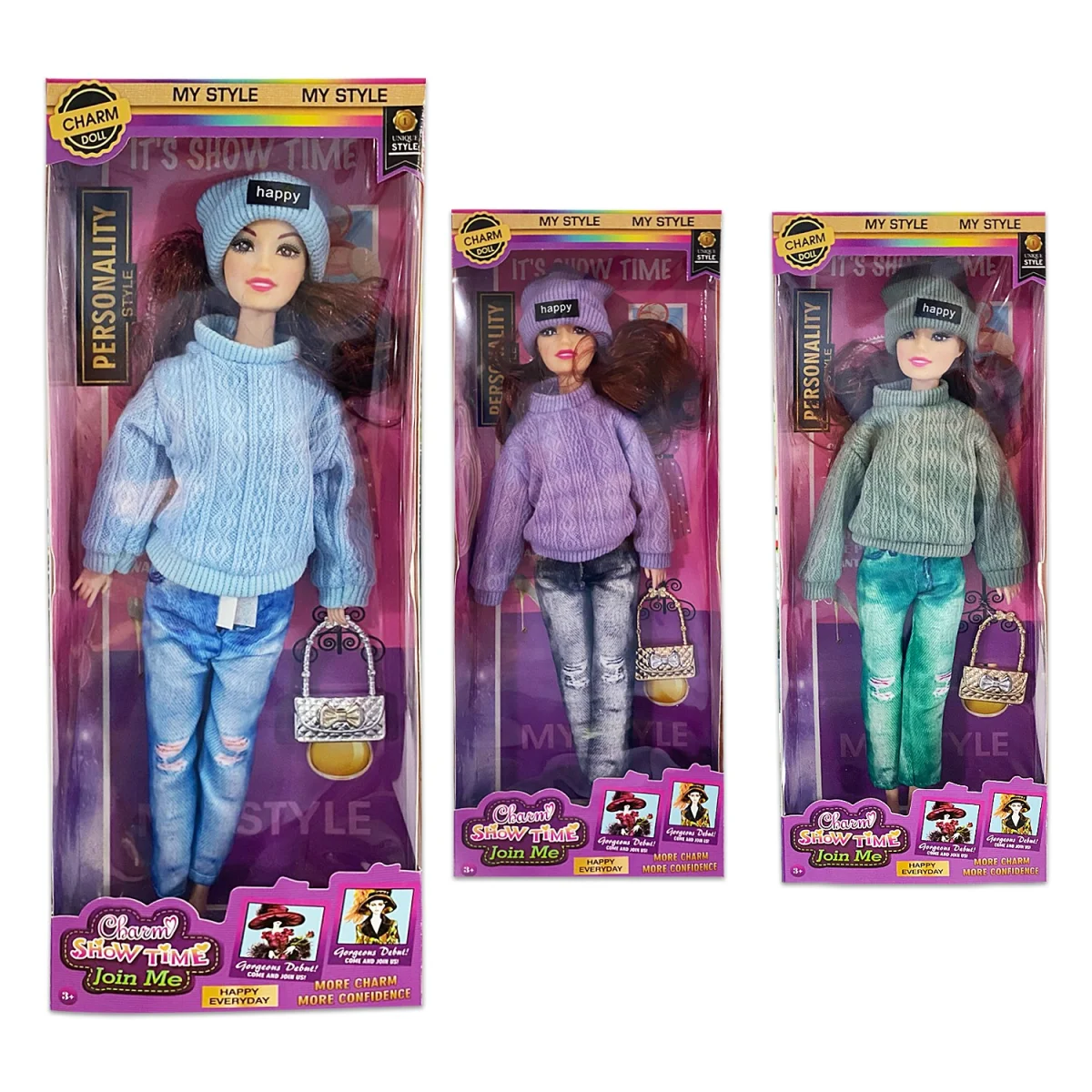 MUÑECA EN CAJA ARMADA