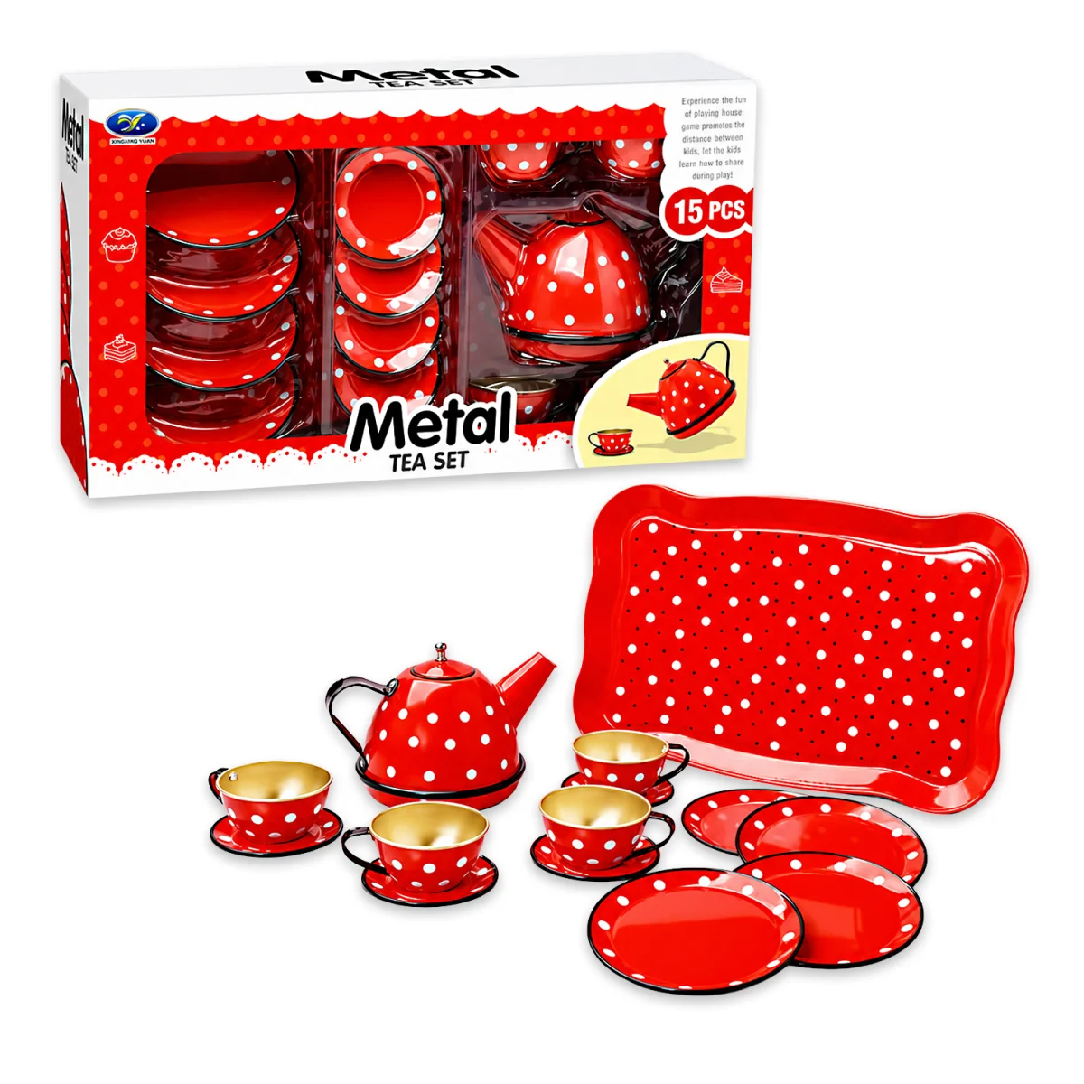 SET DE TE METALICO EN CAJA