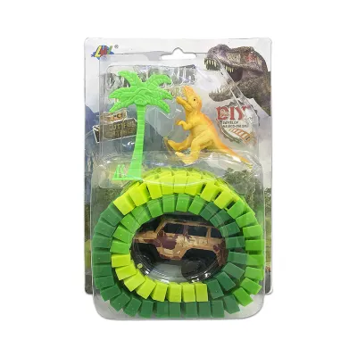 PISTA DE CARRO DINOSAURIO EN BLISTER