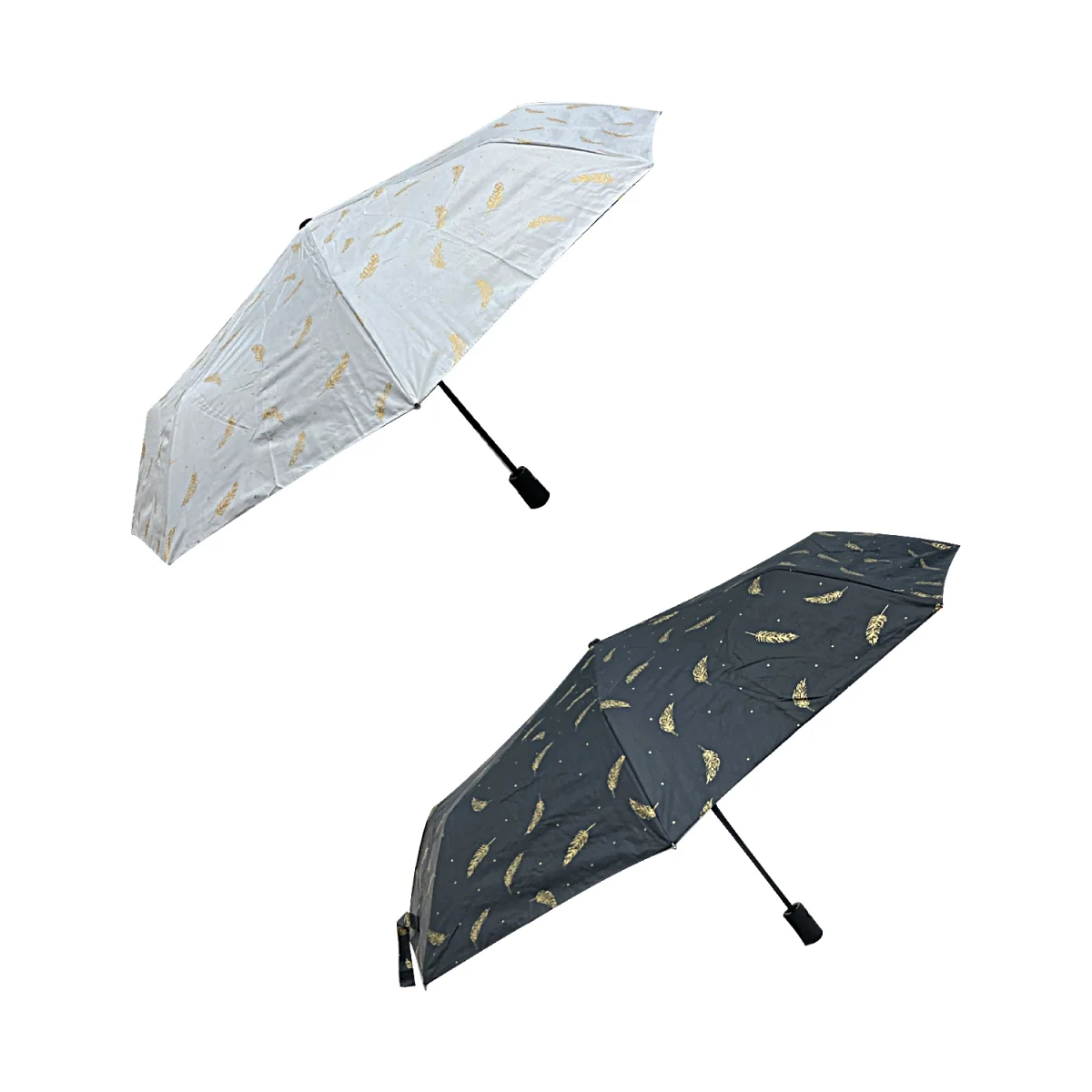 SOMBRILLA AUTOMATICA B/N HOJAS