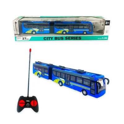 BUS CON LUZ CONTROL REMOTO (PILA RECARGABLE)