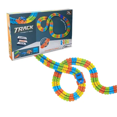 PISTA CARROS DE COLORES 98PCS