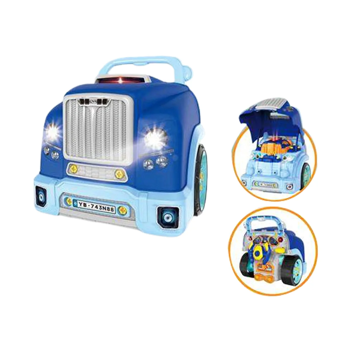 CARRO DE PILAS CON KIT DE MANTENIMIENTO X59PCS EN CAJA