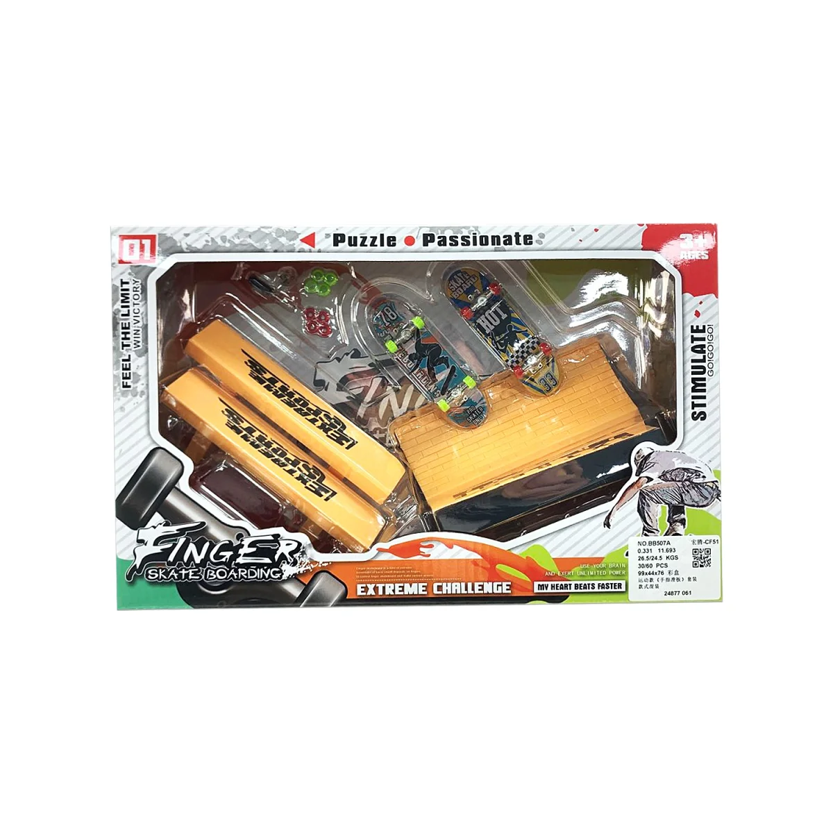 PISTA DE SKATE CON MINI PATINETAS