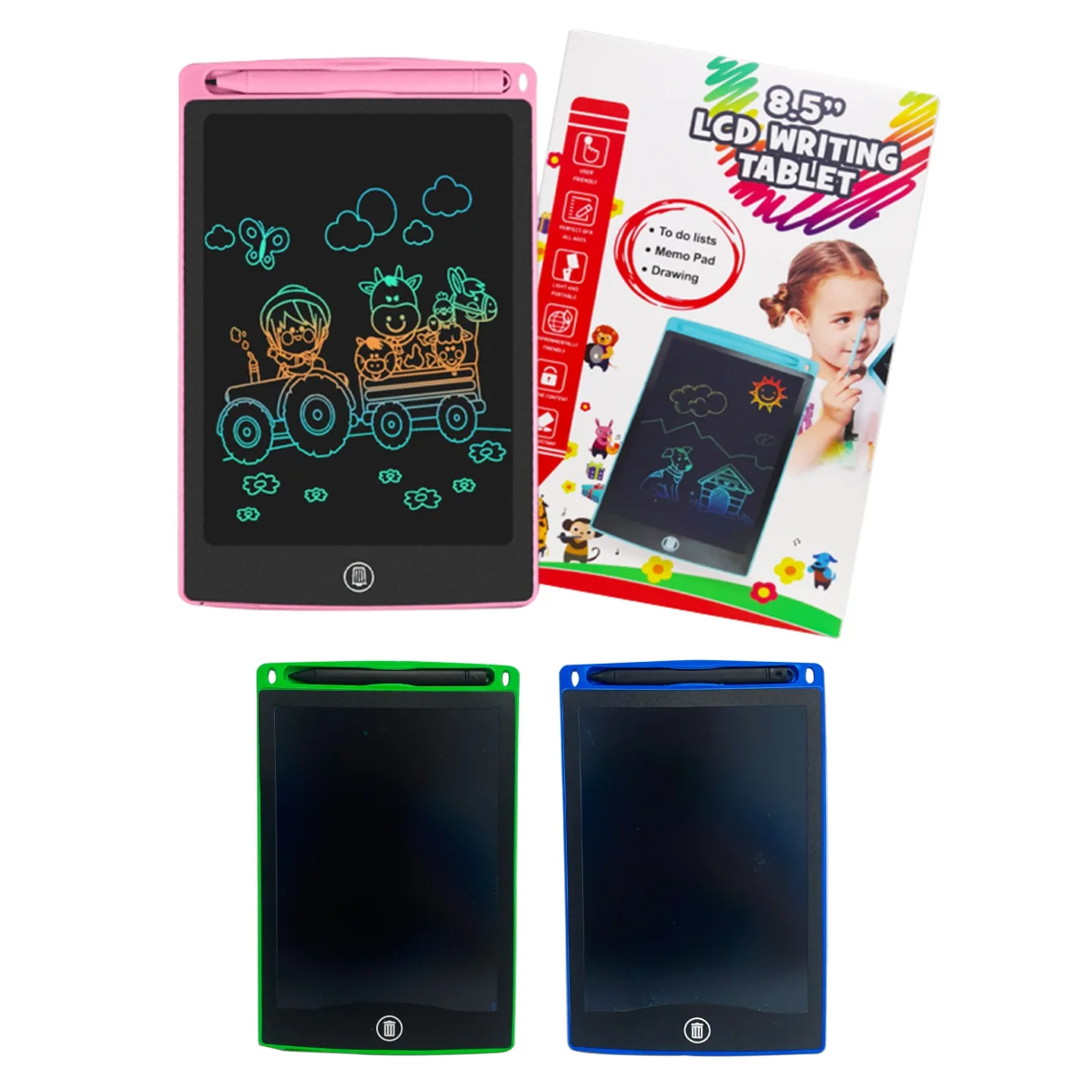 TABLERO MAGICO LCD MULTICOLOR