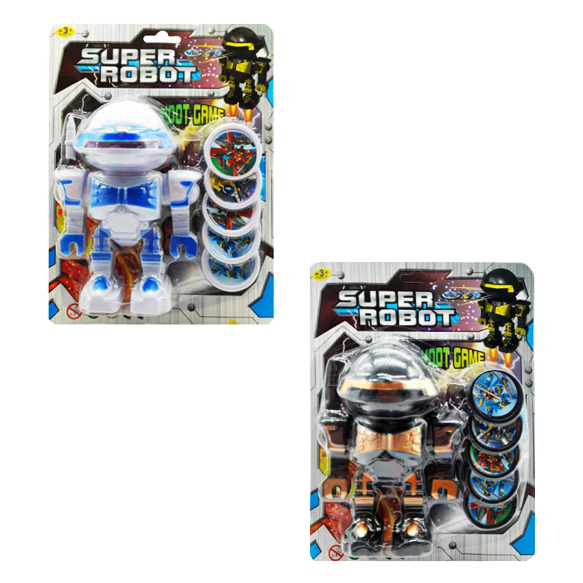 ROBOT LANZA TAZOS ENCARTONADO