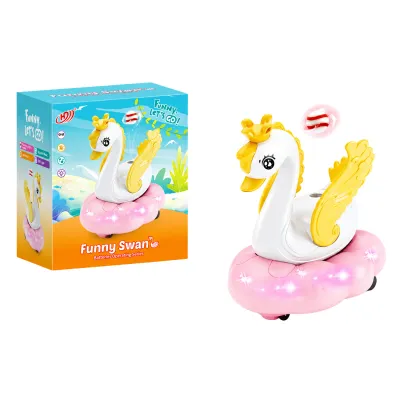 CISNE INFANTIL LUZ Y SONIDO (PILAS)
