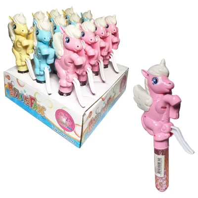 BURBUJERO UNICORNIO (21.5CM)  (CJA X 12 )