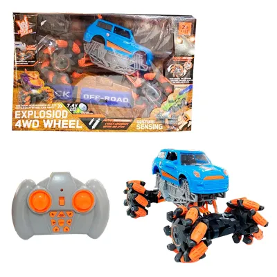 CARRO MONSTER CONTROL REMOTO PILA RECARGABLE