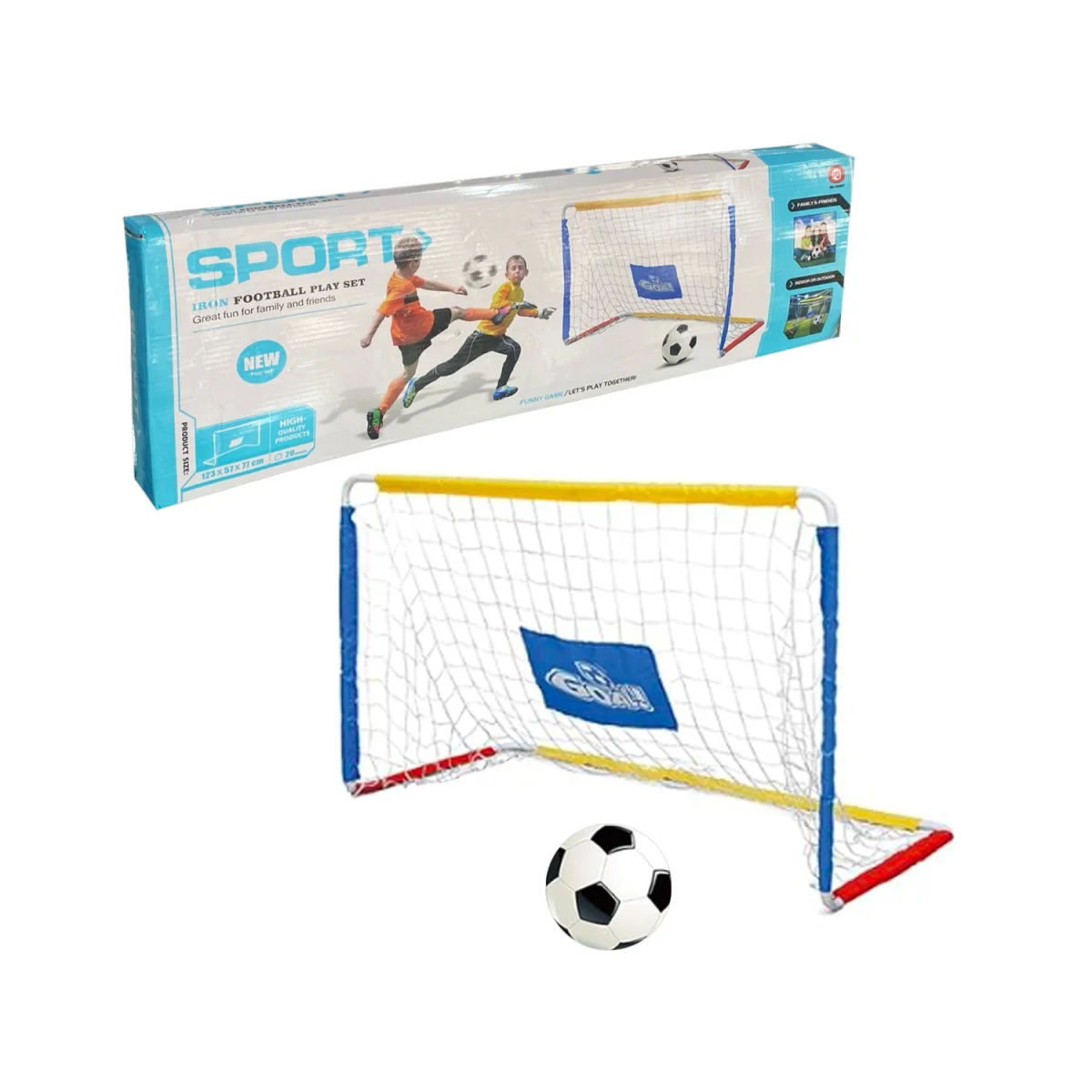 ARCO DE FUTBOL CON BALON