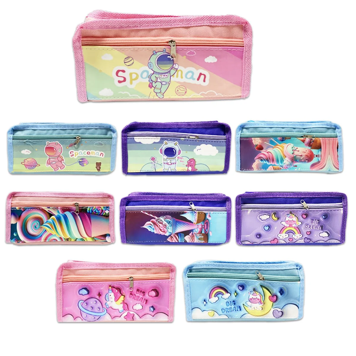 CARTUCHERA INFANTIL NIÑA (PQTX12)