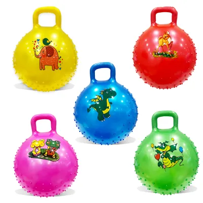 PELOTA INFLABLE CON AGARRADERA Y TACHES 300G