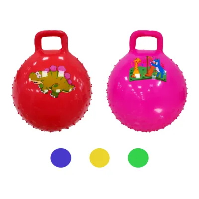 PELOTA INFLABLE CON AGARRADERA Y TACHES 300G