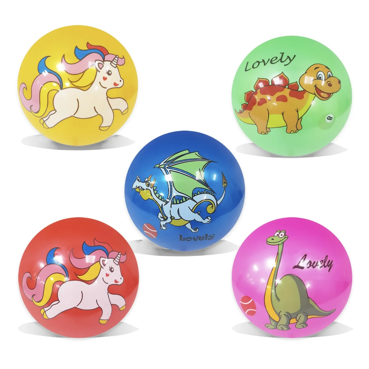 PELOTA INFLABLE ESTAMPADA 70G
