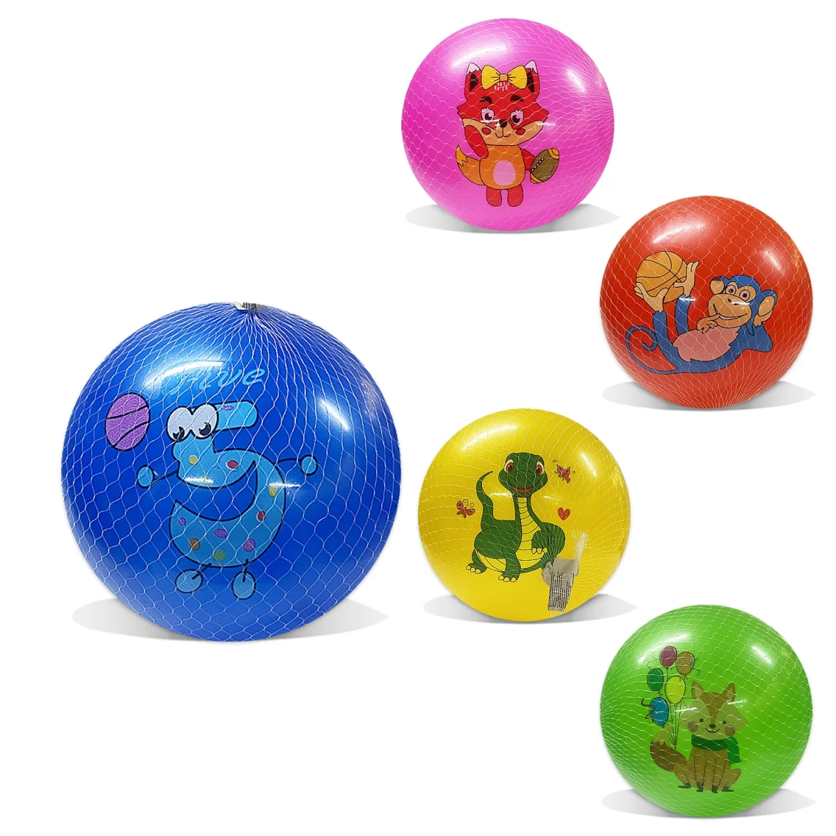 PELOTA INFLABLE ESTAMPADA 70G