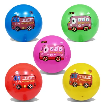 PELOTA INFLABLE ESTAMPADA BUS 70G (PQTX8)