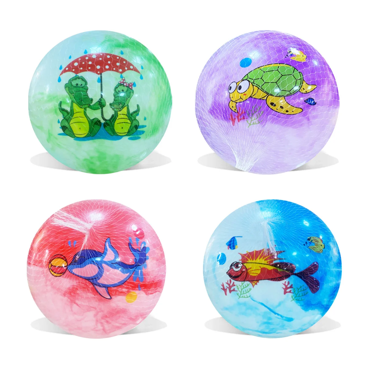 PELOTA ESTAMPADA ANIMALES 70G