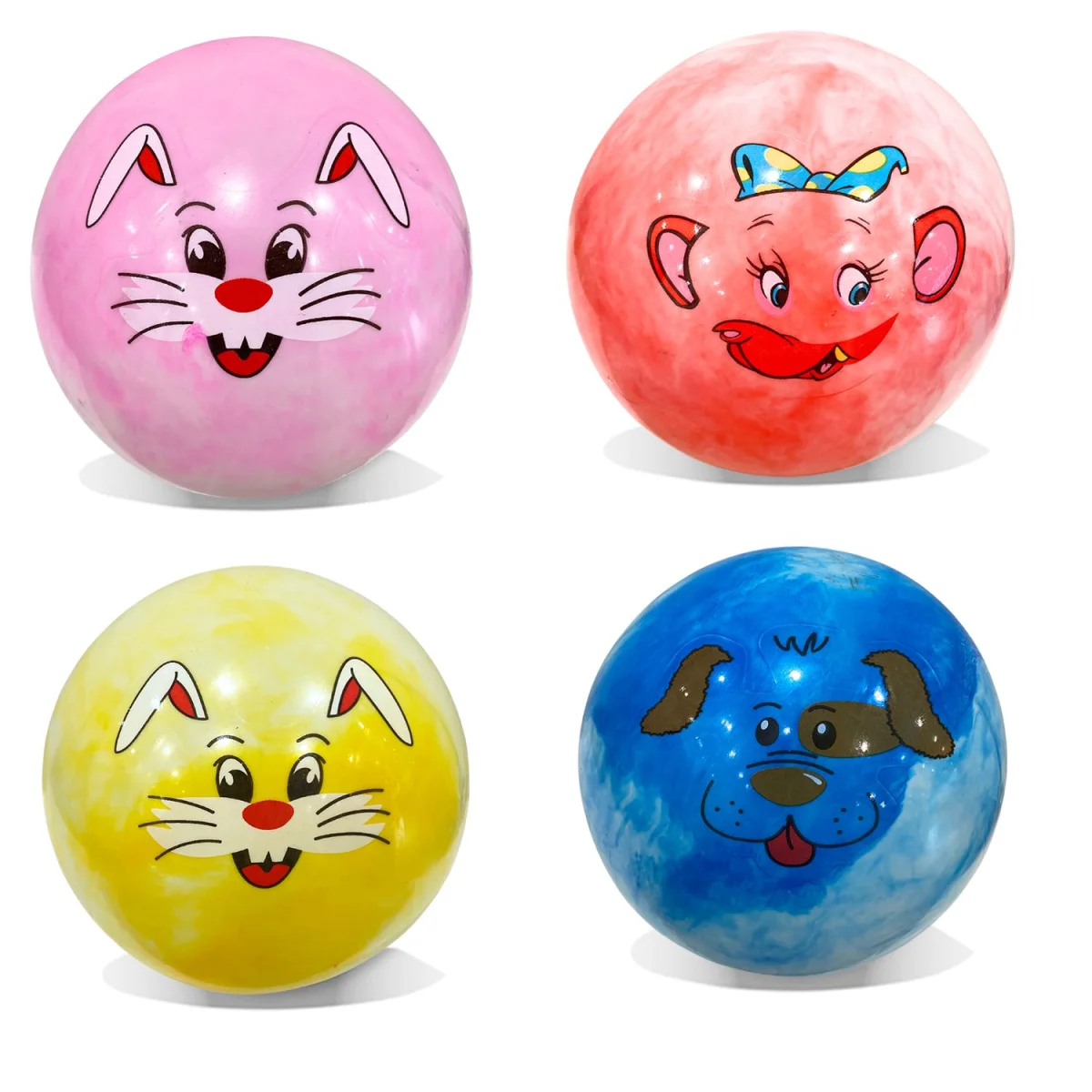 PELOTA ESTAMPADA ANIMALES 70G