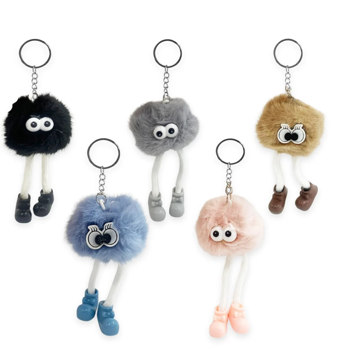 LLAVERO PELUCHE OJOS (PQTX12)