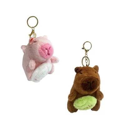 LLAVERO PELUCHE CAPIBARA DE CUERDA (PQTX12).