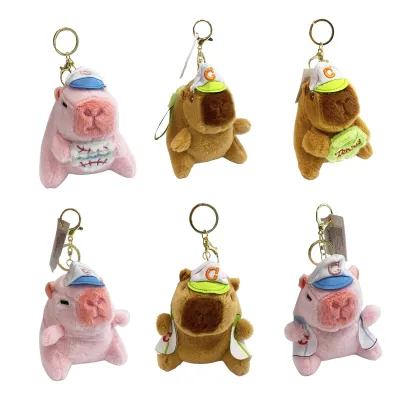 LLAVERO PELUCHE CAPIBARA BEBE (PQTX12)