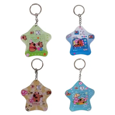 LLAVERO ROMPECABEZAS DESLIZANTE CAPIBARA (PQTX10).