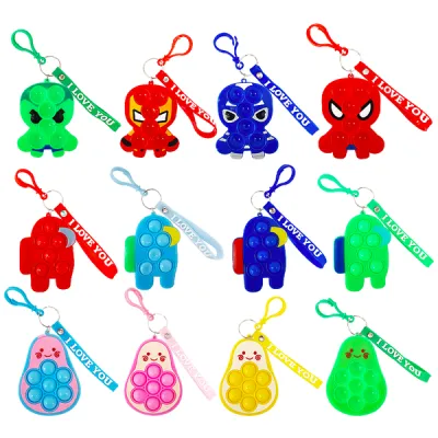 LLAVERO POP-IT FIGURAS