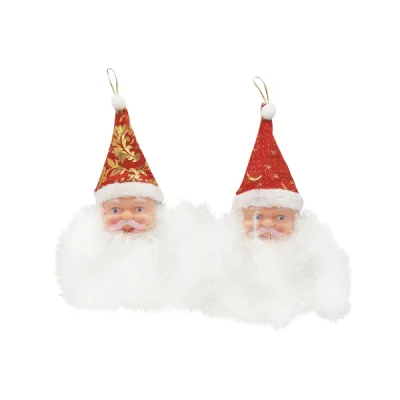 ADORNO CARA PAPA NOEL 8CM (PQTX12)