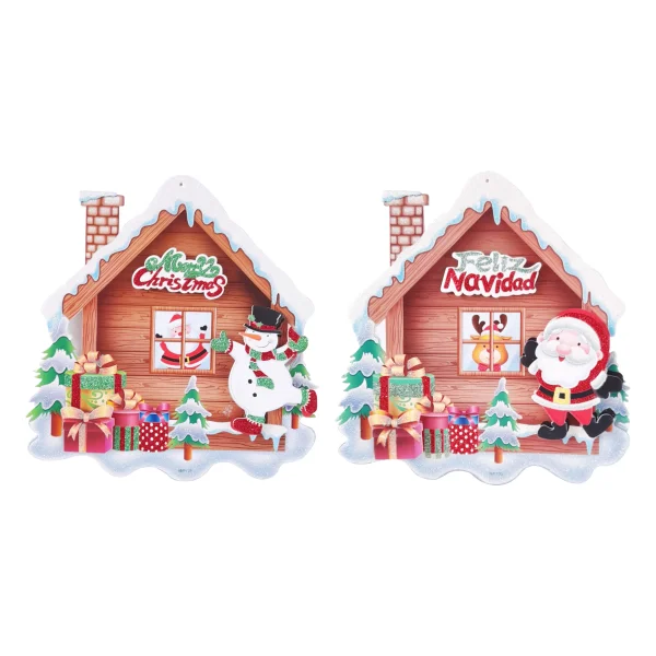 ADORNO CASA MUÑECOS NAVIDEÑO