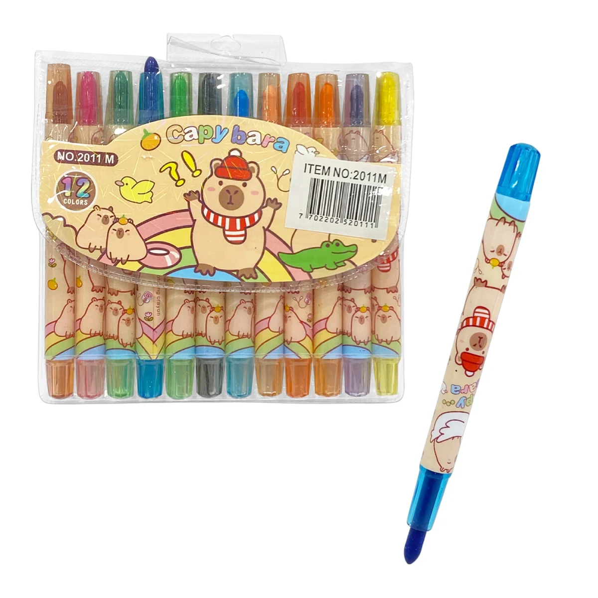 SET CRAYOLAS CAPIBARA X12 (PQTX12)