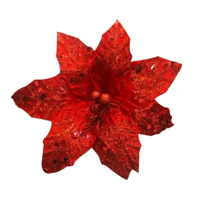 FLOR NAVIDEÑA ROJA 26CM (BJX80)