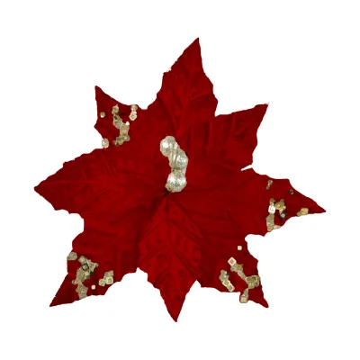 FLOR NAVIDEÑA ROJA 26CM (BJX80)