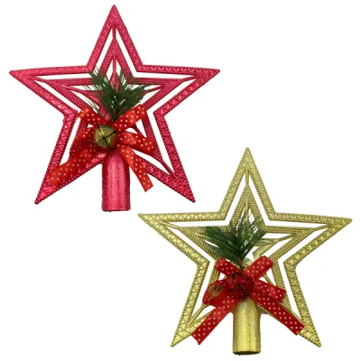 ADORNO ESTRELLA NAVIDEÑA DORADA