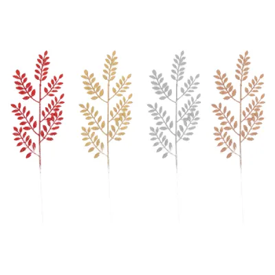 PIN HOJAS NAVIDEÑAS 48CM (PQTX10XCOL)