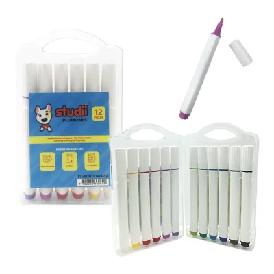 SET PLUMONES ACRILICOS X12 (CJX36)