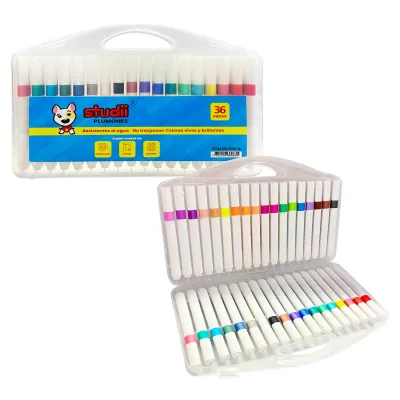 SET PLUMONES ACRILICOS X36 (CJX12)