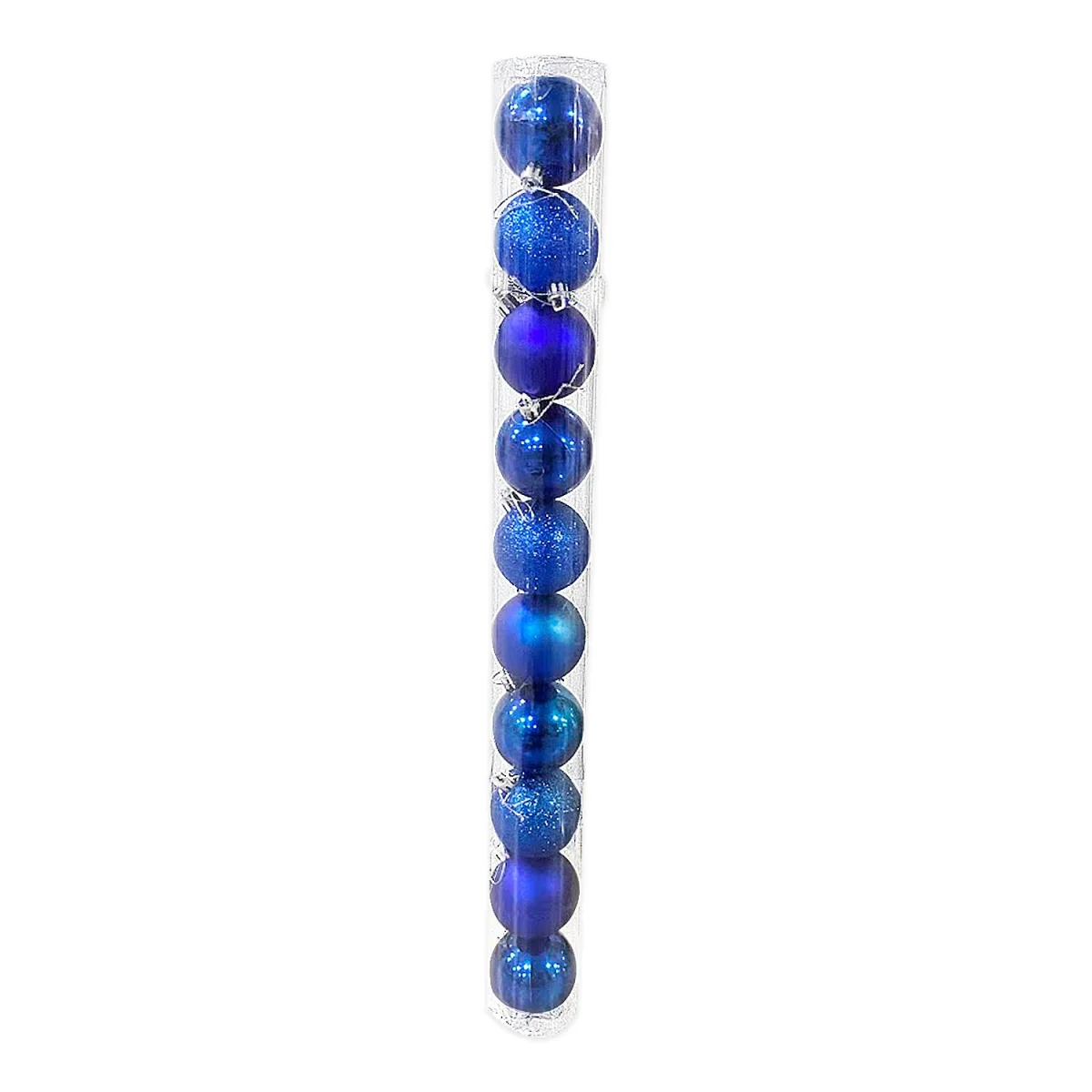 BOLA NAVIDEÑA AZUL 6CM X10