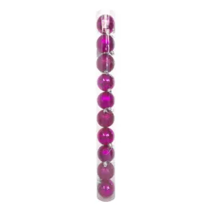 BOLA NAVIDEÑA SURTIDA 6CM X10 (6 COL)