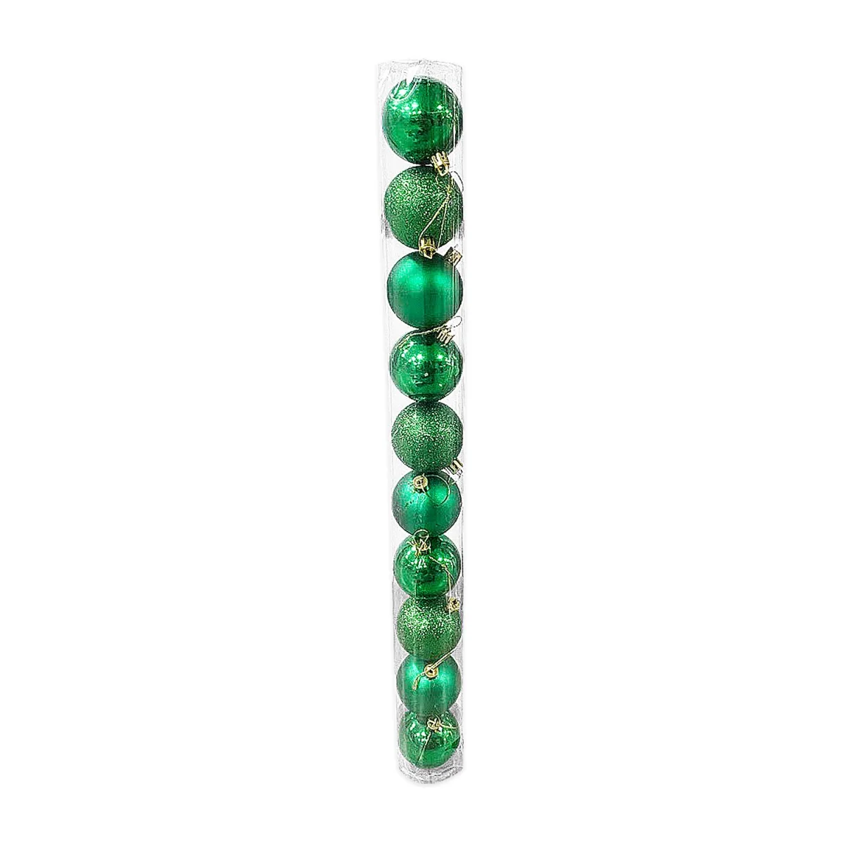 BOLA NAVIDEÑA VERDE 6CM X10