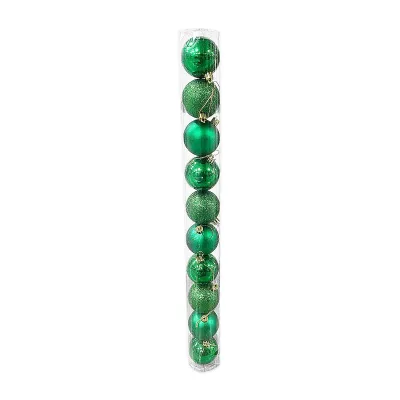 BOLA NAVIDEÑA VERDE 6CM X10