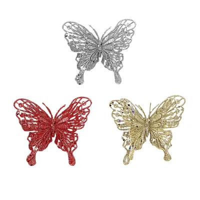 PIN MARIPOSA NAVIDEÑA R/D/P (PQTX10XCOLOR)