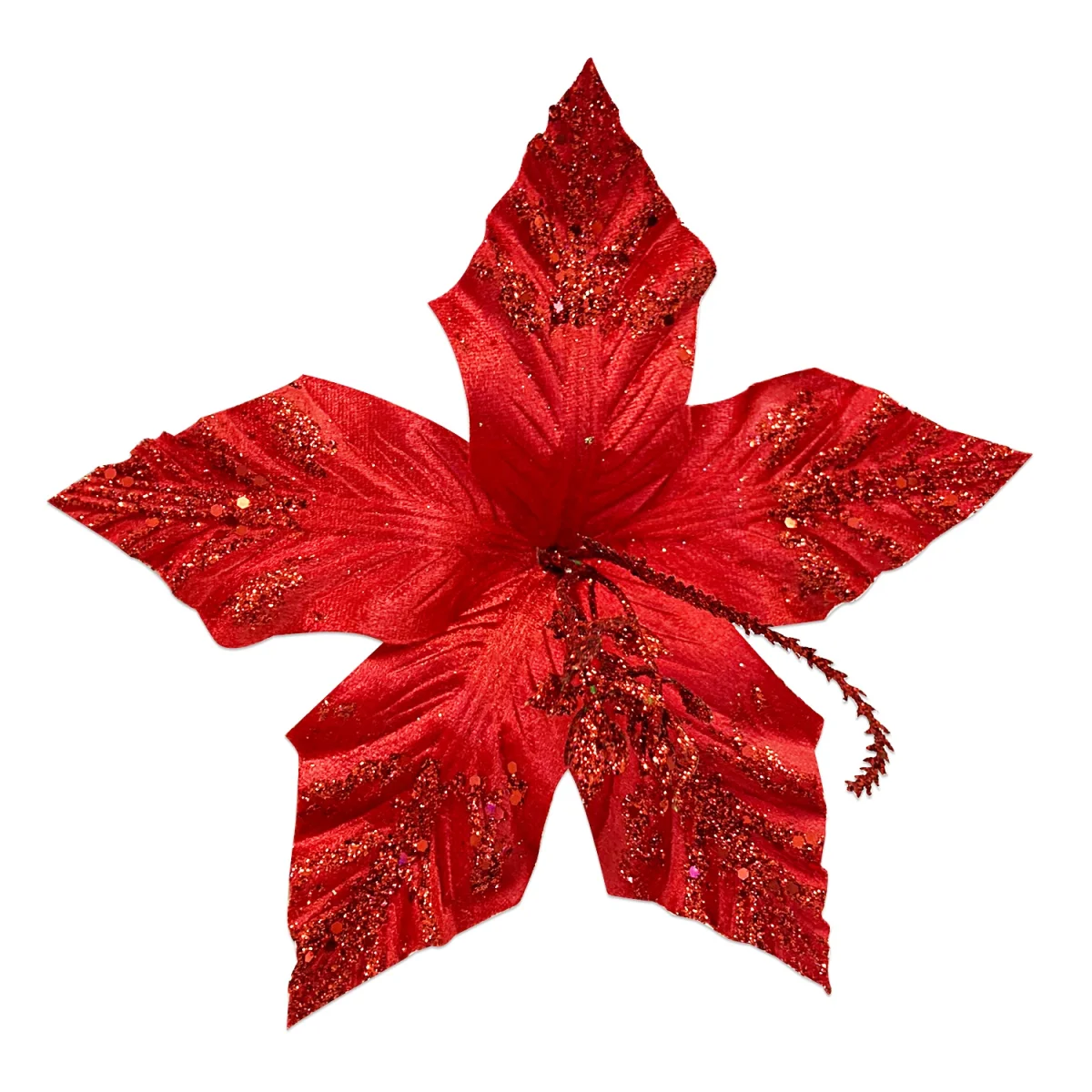 FLOR NAVIDEÑA ROJA 27CM (BJX72)