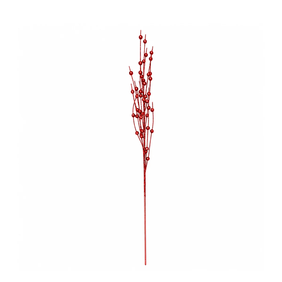 PIN NAVIDEÑO ROJO 80CM (PQTX12)