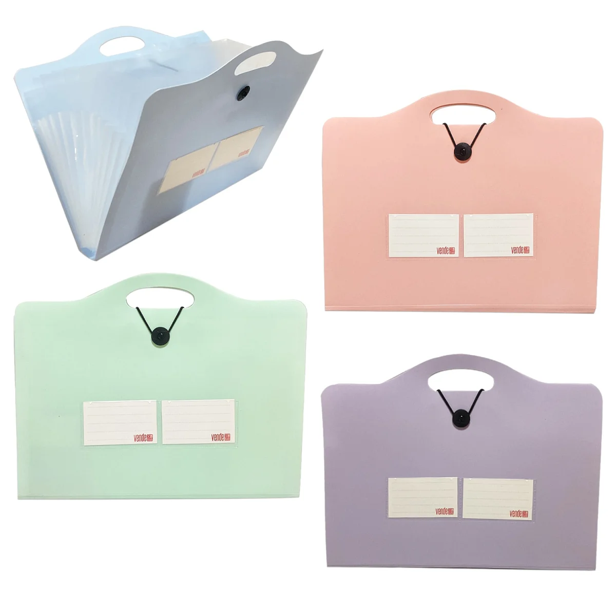 CARPETA COLOR PASTEL 13 COMPARTIMIENTOS (CJX12)