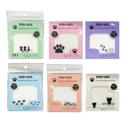 SET DE NOTAS ADHESIVAS GATO X50 (PQTX12)